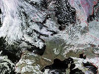 satellite picture NOAA Europe