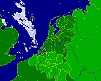 precipitation radar Belgium - Benelux