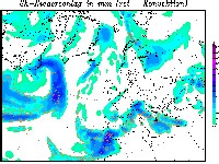 precipitation forecast via GFS model
